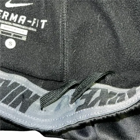 Nike Michigan LaCrosse LAX Men's Size Small Therma-Fit Black Pull On Sweatpants - Picture 9 of 11